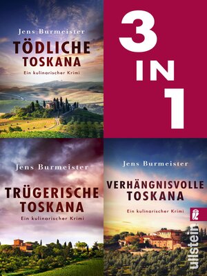 cover image of Professor Tiefenthal ermittelt – Band 1-3 der beliebten Toskana-Krimireihe